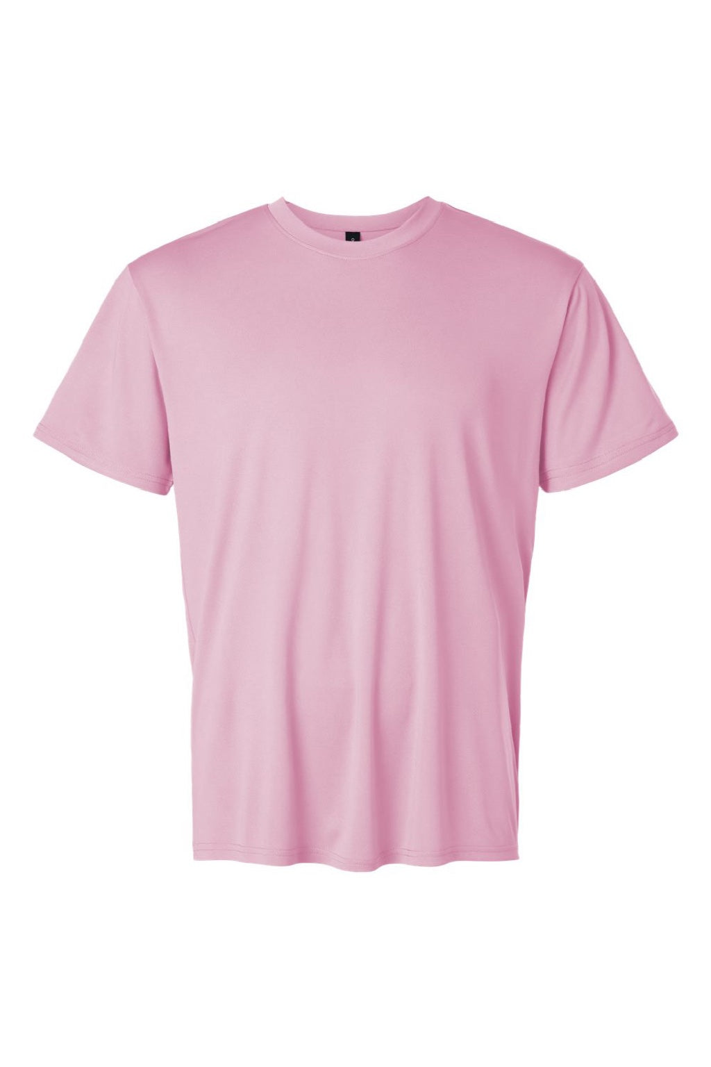 AllPro 48000 Mens Pro Lock Performance Short Sleeve Crewneck T-Shirt Light Pink Flat Front