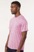 AllPro 48000 Mens Pro Lock Performance Short Sleeve Crewneck T-Shirt Light Pink Model Side