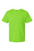 AllPro 48000 Mens Pro Lock Performance Short Sleeve Crewneck T-Shirt Lime Green Flat Front