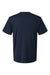 AllPro 48000 Mens Pro Lock Performance Short Sleeve Crewneck T-Shirt Navy Blue Flat Back