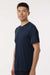 AllPro 48000 Mens Pro Lock Performance Short Sleeve Crewneck T-Shirt Navy Blue Model Side