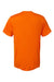 AllPro 48000 Mens Pro Lock Performance Short Sleeve Crewneck T-Shirt Neon Orange Flat Back