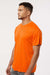 AllPro 48000 Mens Pro Lock Performance Short Sleeve Crewneck T-Shirt Neon Orange Model Side