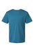 AllPro 48000 Mens Pro Lock Performance Short Sleeve Crewneck T-Shirt Pacific Blue Flat Front