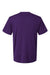 AllPro 48000 Mens Pro Lock Performance Short Sleeve Crewneck T-Shirt Purple Flat Back