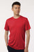 AllPro 48000 Mens Pro Lock Performance Short Sleeve Crewneck T-Shirt Red Model Front