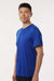 AllPro 48000 Mens Pro Lock Performance Short Sleeve Crewneck T-Shirt Royal Blue Model Side