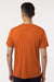 AllPro 48000 Mens Pro Lock Performance Short Sleeve Crewneck T-Shirt Rust Orange Model Back