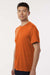 AllPro 48000 Mens Pro Lock Performance Short Sleeve Crewneck T-Shirt Rust Orange Model Side