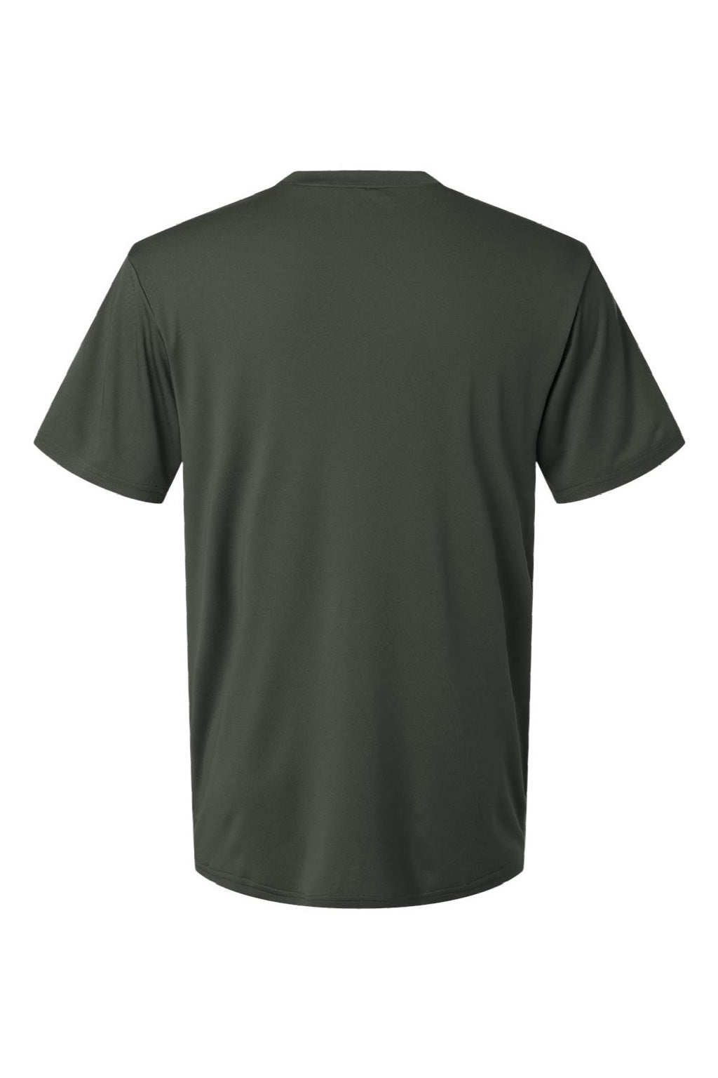 AllPro 48000 Mens Pro Lock Performance Short Sleeve Crewneck T-Shirt Smoke Grey Flat Back