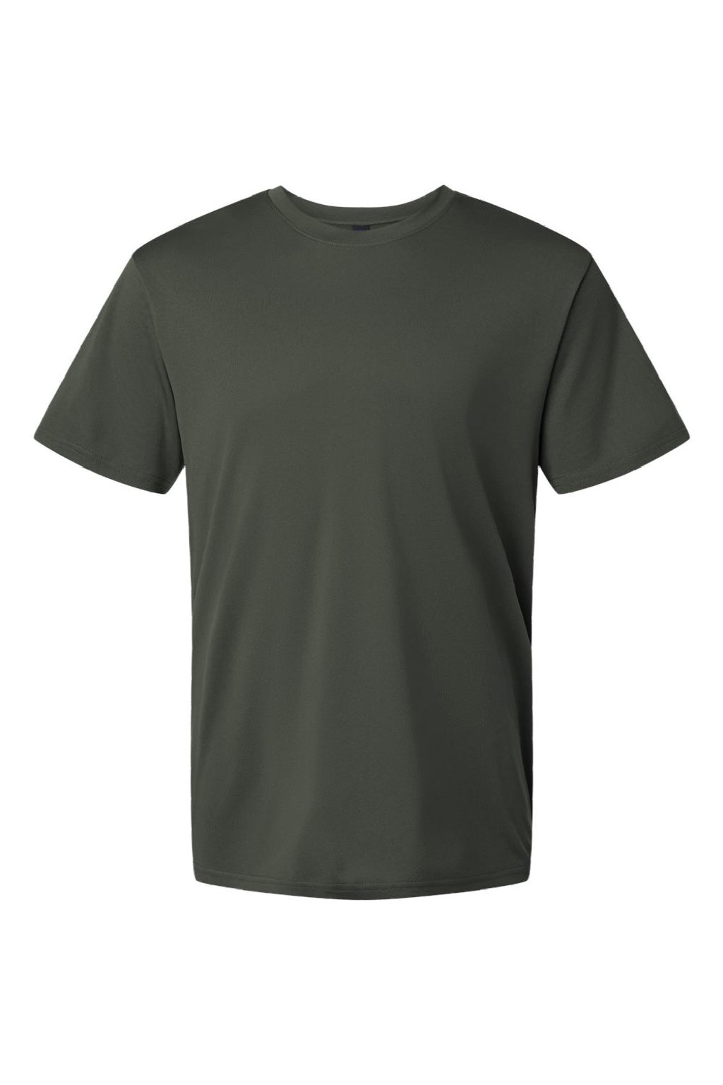 AllPro 48000 Mens Pro Lock Performance Short Sleeve Crewneck T-Shirt Smoke Grey Flat Front