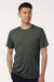 AllPro 48000 Mens Pro Lock Performance Short Sleeve Crewneck T-Shirt Smoke Grey Model Front