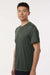 AllPro 48000 Mens Pro Lock Performance Short Sleeve Crewneck T-Shirt Smoke Grey Model Side