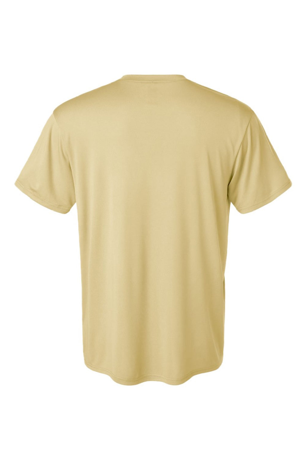 AllPro 48000 Mens Pro Lock Performance Short Sleeve Crewneck T-Shirt Vegas Gold Flat Back