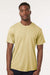AllPro 48000 Mens Pro Lock Performance Short Sleeve Crewneck T-Shirt Vegas Gold Model Front