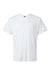 AllPro 48000 Mens Pro Lock Performance Short Sleeve Crewneck T-Shirt White Flat Front