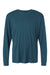 AllPro 48400 Mens Pro Lock Performance Long Sleeve Crewneck T-Shirt Atlantic Blue Flat Front