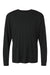AllPro 48400 Mens Pro Lock Performance Long Sleeve Crewneck T-Shirt Black Flat Front