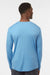 AllPro 48400 Mens Pro Lock Performance Long Sleeve Crewneck T-Shirt Carolina Blue Model Back