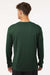 AllPro 48400 Mens Pro Lock Performance Long Sleeve Crewneck T-Shirt Forest Green Model Back
