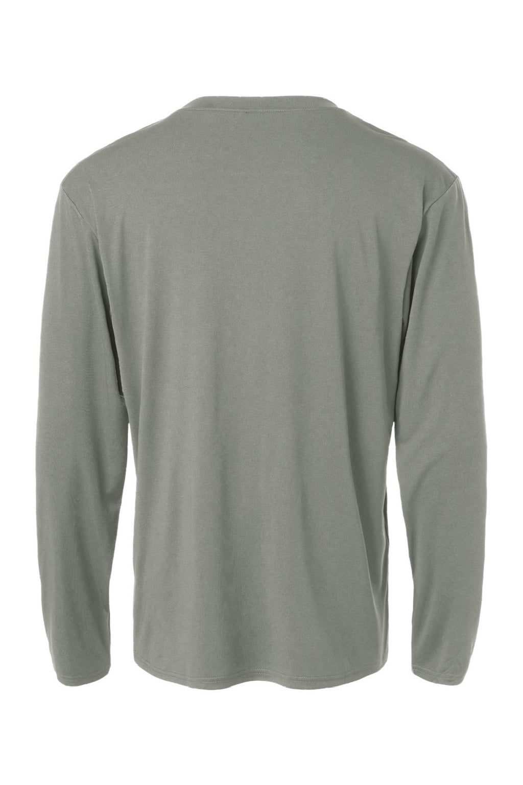 AllPro 48400 Mens Pro Lock Performance Long Sleeve Crewneck T-Shirt Greystone Flat Back