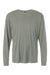 AllPro 48400 Mens Pro Lock Performance Long Sleeve Crewneck T-Shirt Greystone Flat Front
