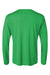 AllPro 48400 Mens Pro Lock Performance Long Sleeve Crewneck T-Shirt Kelly Green Flat Back