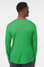 AllPro 48400 Mens Pro Lock Performance Long Sleeve Crewneck T-Shirt Kelly Green Model Back