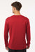 AllPro 48400 Mens Pro Lock Performance Long Sleeve Crewneck T-Shirt Red Model Back