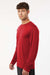 AllPro 48400 Mens Pro Lock Performance Long Sleeve Crewneck T-Shirt Red Model Side