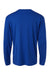 AllPro 48400 Mens Pro Lock Performance Long Sleeve Crewneck T-Shirt Royal Blue Flat Back