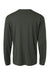 AllPro 48400 Mens Pro Lock Performance Long Sleeve Crewneck T-Shirt Smoke Grey Flat Back