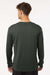 AllPro 48400 Mens Pro Lock Performance Long Sleeve Crewneck T-Shirt Smoke Grey Model Back