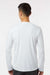 AllPro 48400 Mens Pro Lock Performance Long Sleeve Crewneck T-Shirt White Model Back