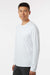 AllPro 48400 Mens Pro Lock Performance Long Sleeve Crewneck T-Shirt White Model Side