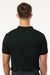 AllPro 62800 Mens Pique Short Sleeve Polo Shirt Black Model Back