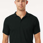 AllPro Mens Wrinkle Resistant Pique Short Sleeve Polo Shirt - Black - Coming Soon