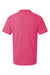 AllPro 62800 Mens Pique Short Sleeve Polo Shirt Bright Pink Flat Back