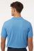 AllPro 62800 Mens Pique Short Sleeve Polo Shirt Carolina Blue Model Back