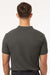 AllPro 62800 Mens Pique Short Sleeve Polo Shirt Charcoal Grey Model Back