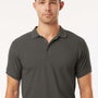 AllPro Mens Wrinkle Resistant Pique Short Sleeve Polo Shirt - Charcoal Grey - Coming Soon