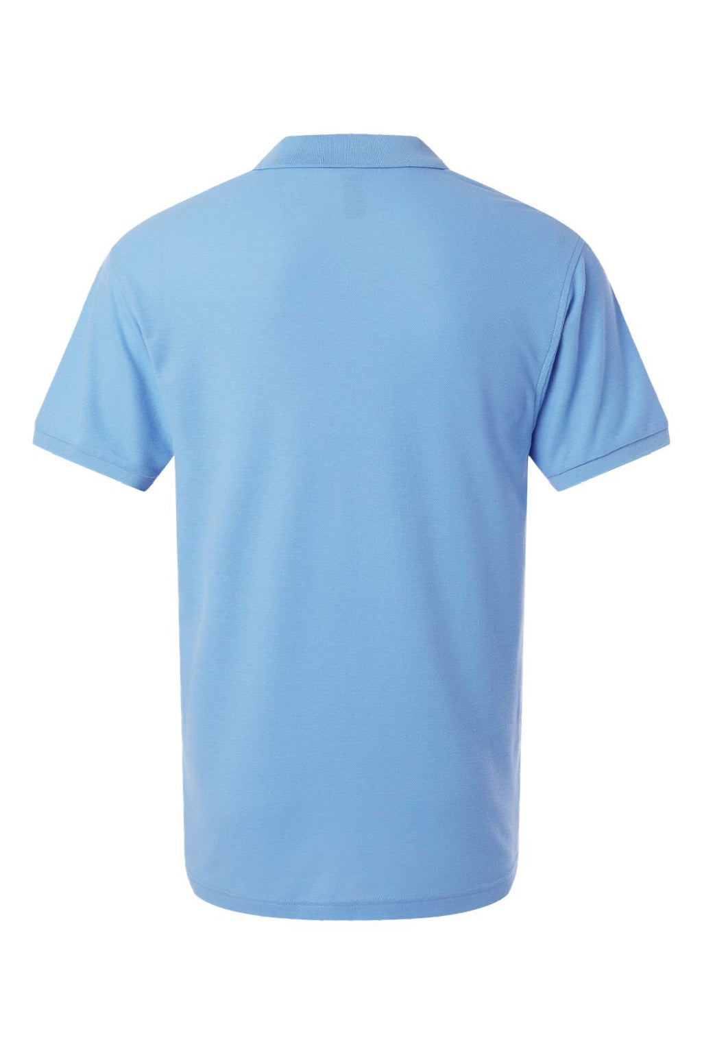 AllPro 62800 Mens Pique Short Sleeve Polo Shirt Cloud Blue Flat Back