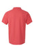 AllPro 62800 Mens Pique Short Sleeve Polo Shirt Coral Flat Back