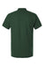 AllPro 62800 Mens Pique Short Sleeve Polo Shirt Forest Green Flat Back
