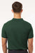 AllPro 62800 Mens Pique Short Sleeve Polo Shirt Forest Green Model Back