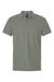 AllPro 62800 Mens Pique Short Sleeve Polo Shirt Greystone Flat Front