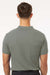 AllPro 62800 Mens Pique Short Sleeve Polo Shirt Greystone Model Back