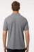 AllPro 62800 Mens Pique Short Sleeve Polo Shirt Heather Granite Grey Model Back