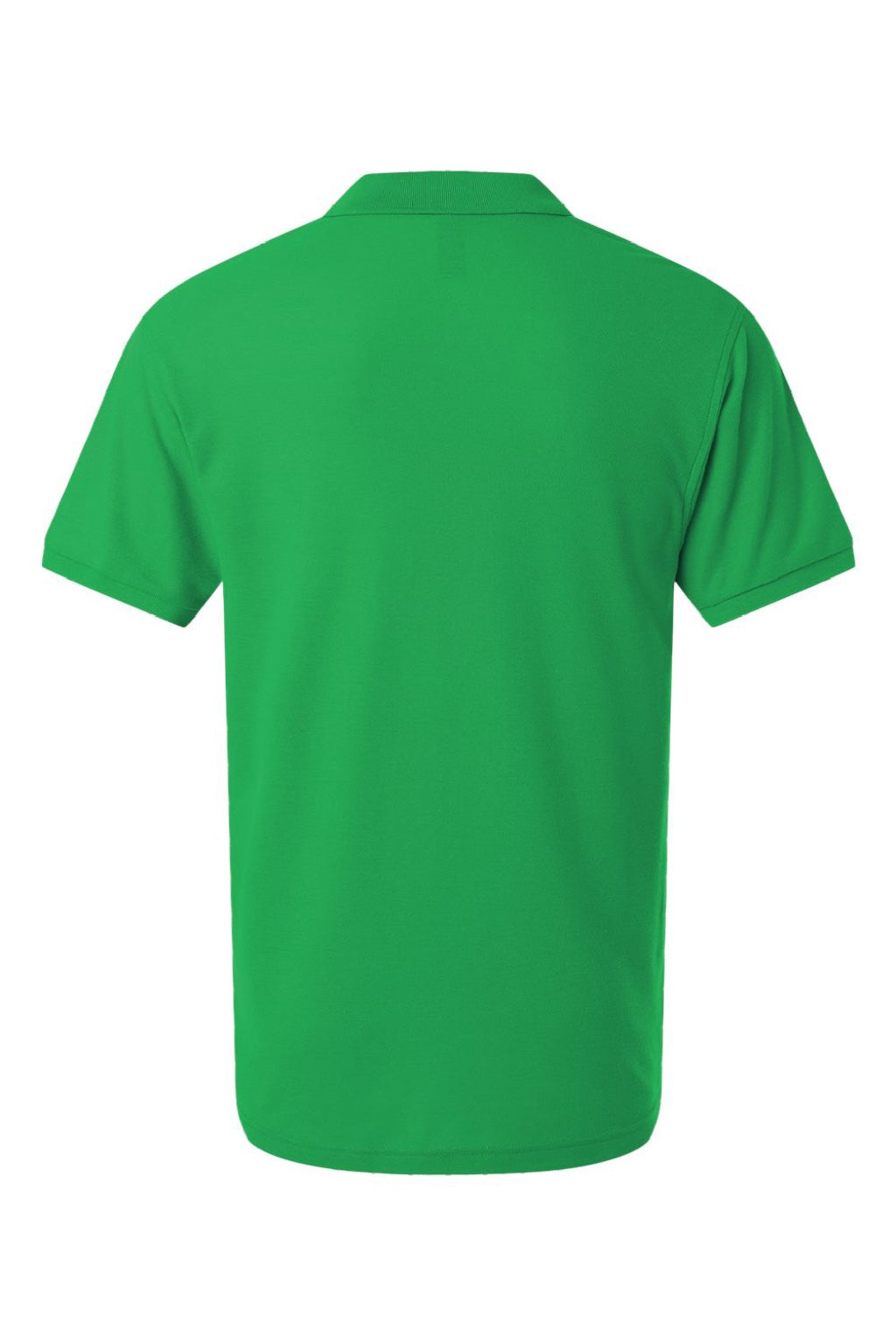 AllPro 62800 Mens Pique Short Sleeve Polo Shirt Kelly Green Flat Back