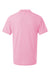 AllPro 62800 Mens Pique Short Sleeve Polo Shirt Light Pink Flat Back